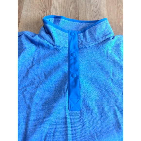 Alblanc blue Pullover with snaps and thumb holes‎ - Picture 2 of 9